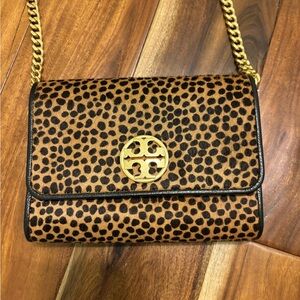 Tory Burch Leopard Print Crossbody Bag